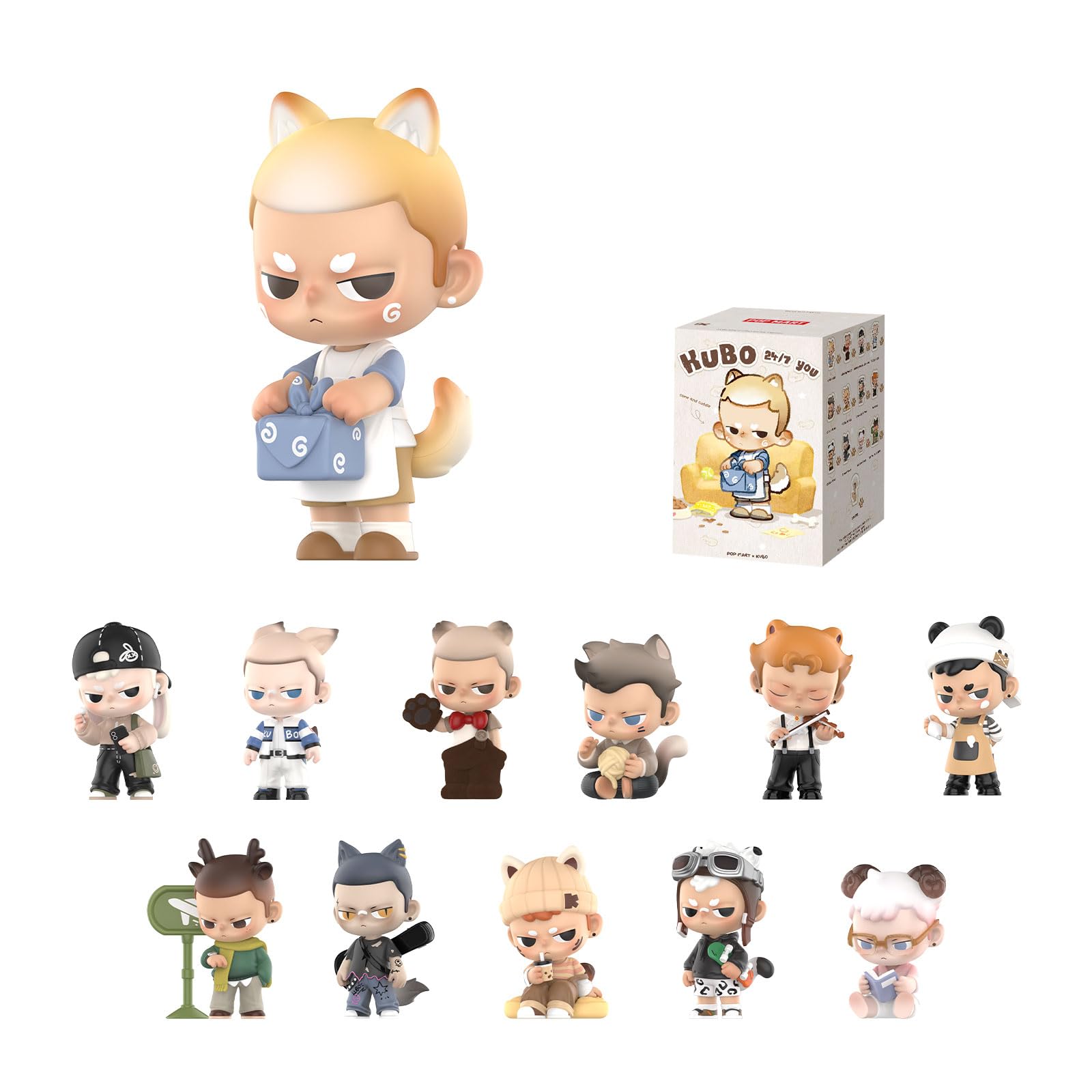 POP MART Kubo 24/7 You Series Figures, Blind Box Figures, Random